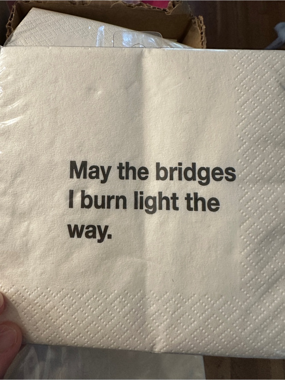 10 pack variety of Cocktail Napkins with hilarious Quotes